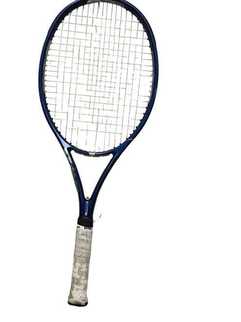 Vist Large View of Product Image Which is Used Volkl ORGANIX V1 MP SUPER G Adult Tennis Racquet Navy Blue 102 sqin