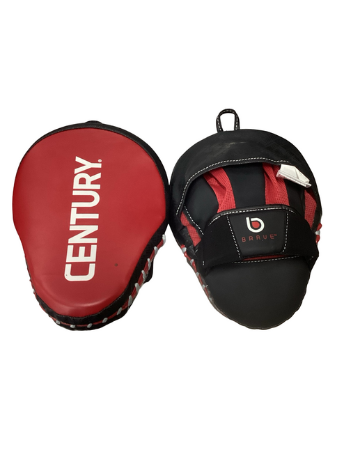 Vist Large View of Product Image Which is Used Century Martial Arts Hand Pads Black MD