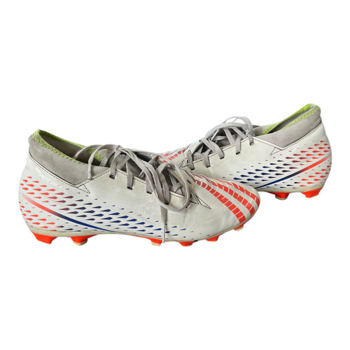 Vist Large View of Product Image Which is Used Adidas Soccer Cleats White Senior 9.5
