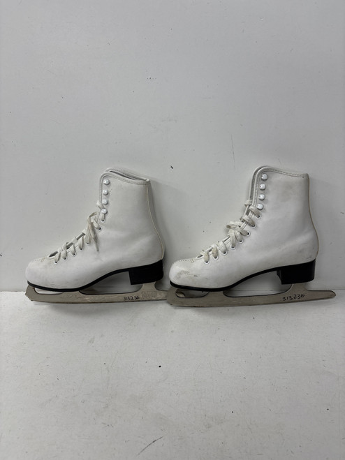 Vist Large View of Product Image Which is Used VIC Girls Figure Skate White Junior 06