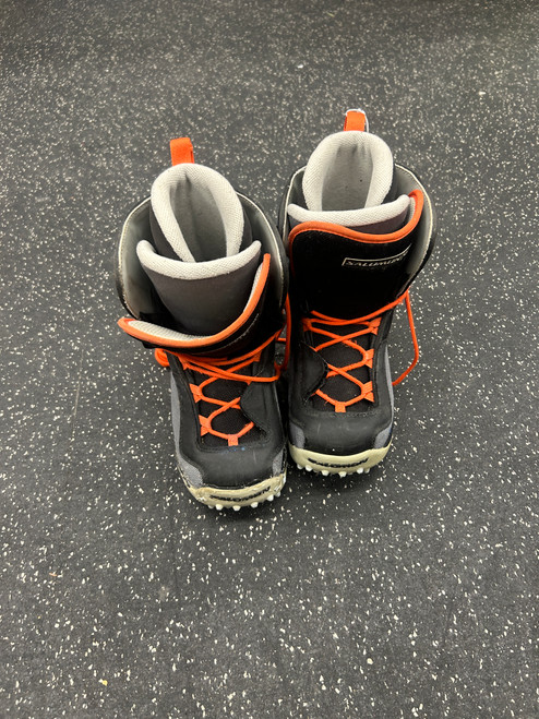 Vist Large View of Product Image Which is Used Salomon TALAPUS Boys Snowboard Boots Black Junior 05.5