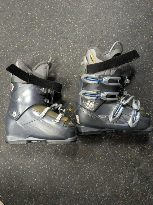 Vist Large View of Product Image Which is Used Alpina GIRL AJ1 Girls DH Ski Boot White 220 MP - J04 - W05