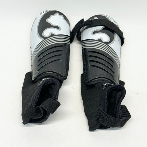 Vist Large View of Product Image Which is Used PROCAT TECHNIQUE Soccer Shin Guards Youth Black Youth