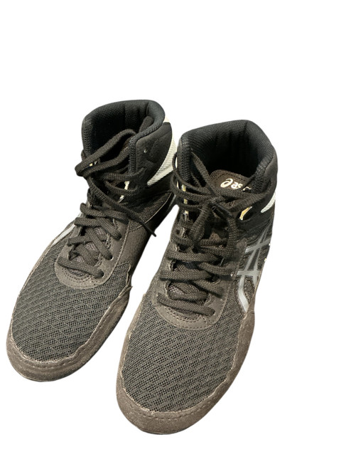 Vist Large View of Product Image Which is Used Asics Wrestling Shoes Black Junior 05.5