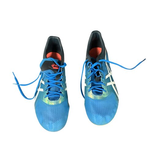 Vist Large View of Product Image Which is Used Asics Track & Field Cleats Adult Royal Blue Senior 8.5