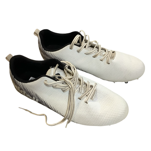 Vist Large View of Product Image Which is Used Riddell Adult FB Cleats White Senior 10.5