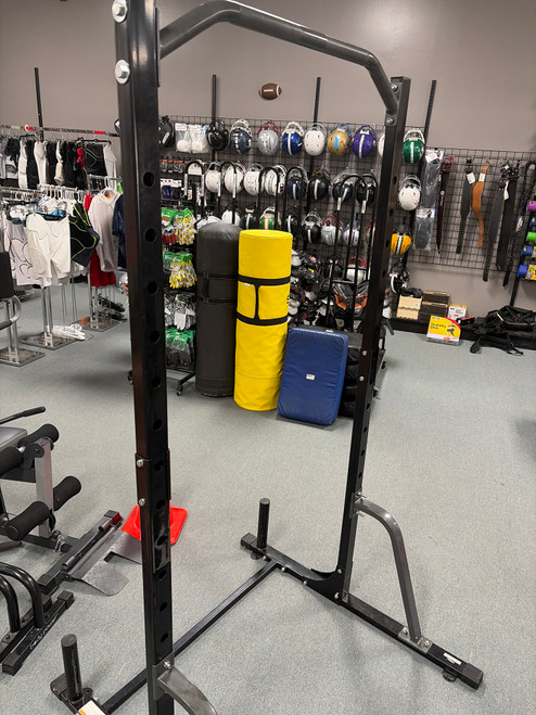Vist Large View of Product Image Which is Used Body Champ SQUAT RACK Home Gym No Plates