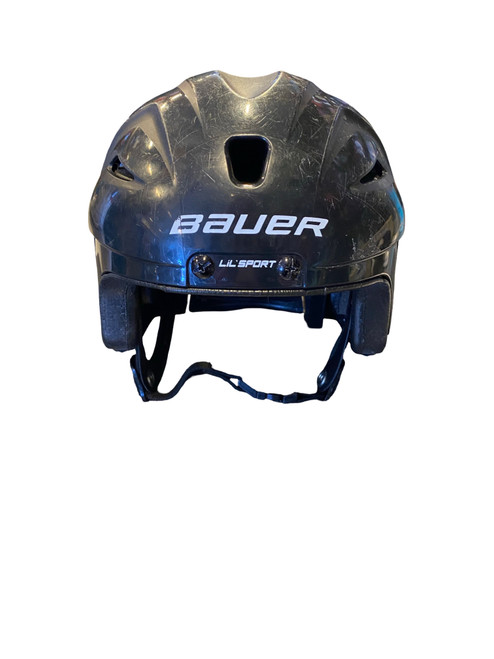 Vist Large View of Product Image Which is Used Bauer LIL SPORT Helmet Cage Combo Black One Size