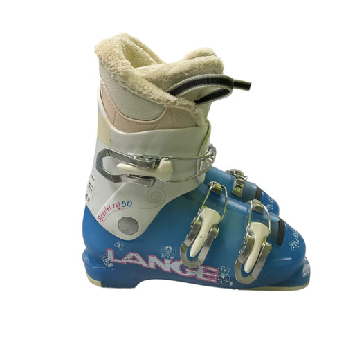 Vist Large View of Product Image Which is Used Lange STARLET RSJ 50 Girls DH Ski Boot Royal Blue 205 MP - J01