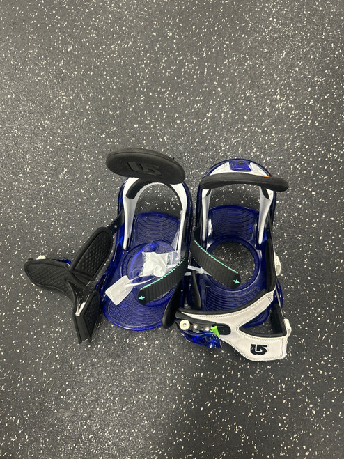 Vist Large View of Product Image Which is Used Burton FREESTYLE JR Boys Binding Only Royal Blue S/M