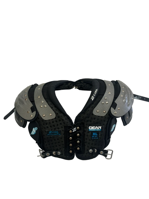 Vist Large View of Product Image Which is Used Gear Pro-Tec Youth XL FB Shoulder Pads Black