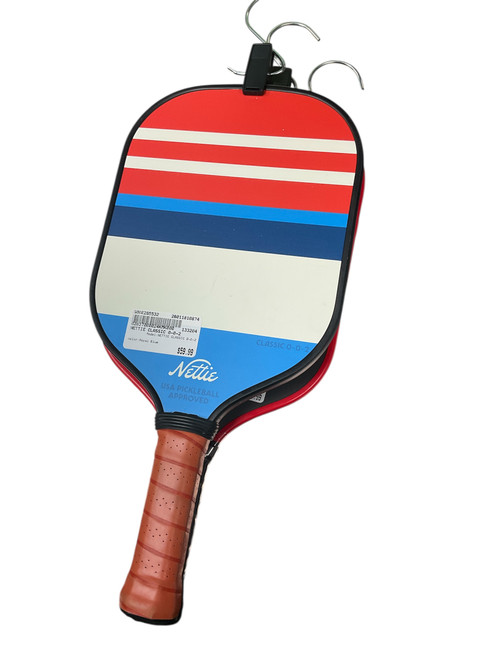 Vist Large View of Product Image Which is Used NETTIE CLASSIC 0-0-2 Pickleball Racquet Royal Blue