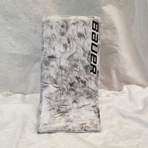 Vist Large View of Product Image Which is Used Bauer SUPREME SHADOW Inter Goalie Blocker White
