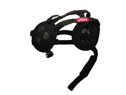 Vist Large View of Product Image Which is Used Asics Wrestling Headgear Black