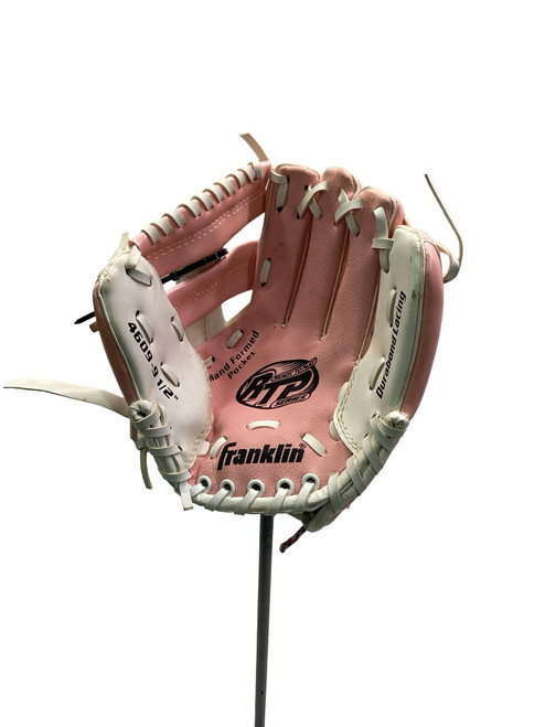 Vist Large View of Product Image Which is Used Franklin RTP BB/SB Glove RH Throw Pink 9 1/2"
