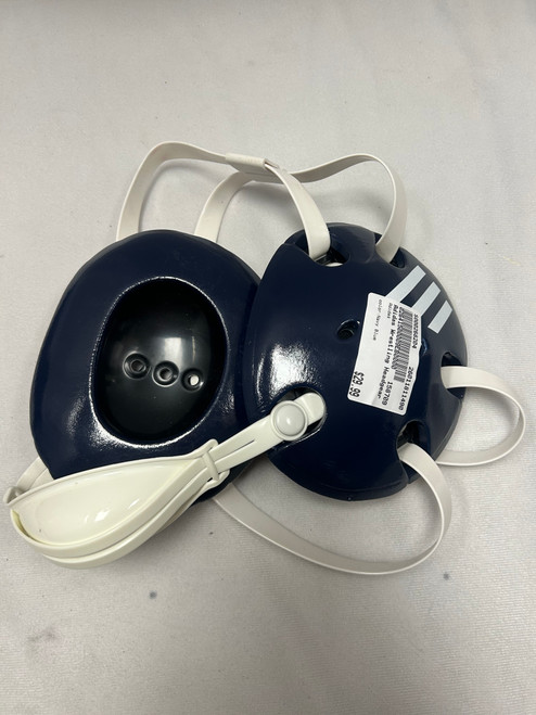 Vist Large View of Product Image Which is Used Adidas Wrestling Headgear Navy Blue