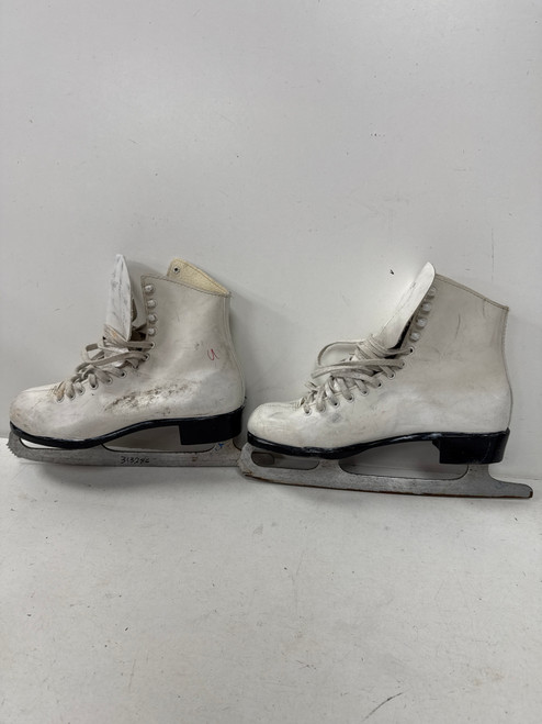 Vist Large View of Product Image Which is Used Bauer FIG WomensFigure Skate White Senior 9