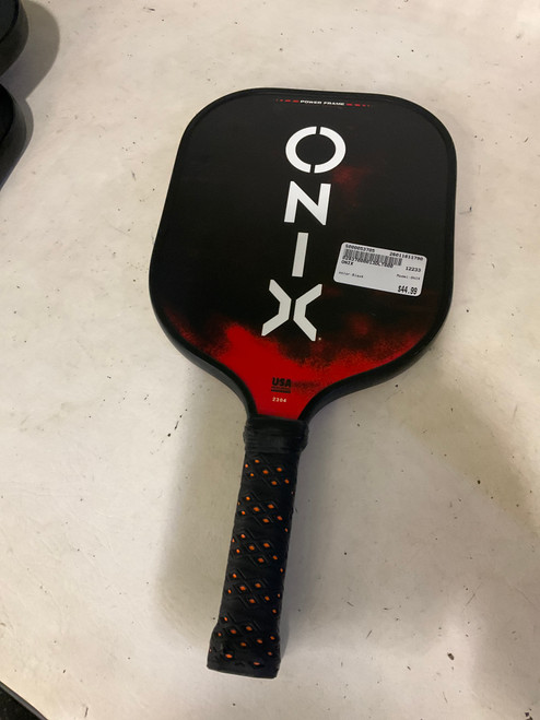 Vist Large View of Product Image Which is Used ONIX Pickleball Racquet Black