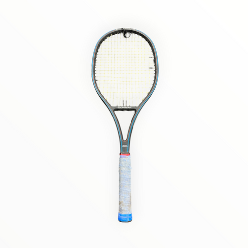 Vist Large View of Product Image Which is Used Donnay GRAPHITE COMPOSITE Adult Tennis Racquet Black 4 1/2"