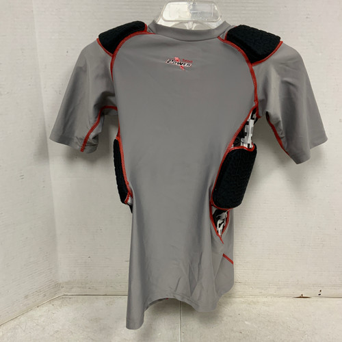 Vist Large View of Product Image Which is Used Riddell PADDED SHIRT FB Top Youth Grey XL