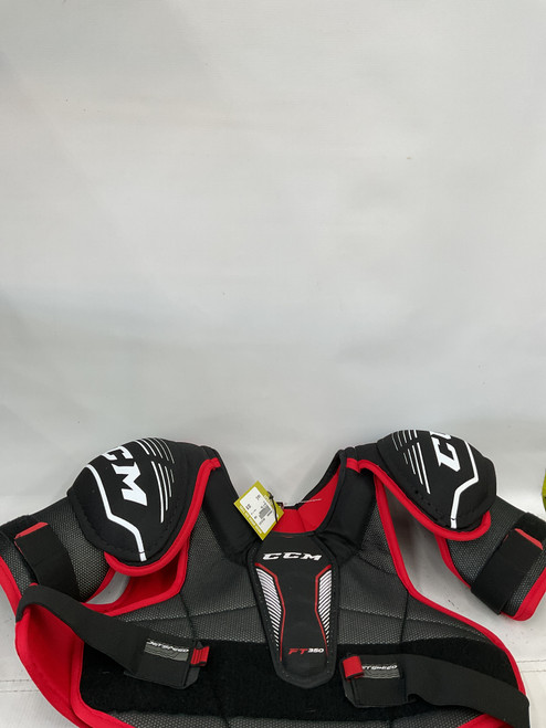 Vist Large View of Product Image Which is Used CCM FT 350 Senior Shoulder Pads XL