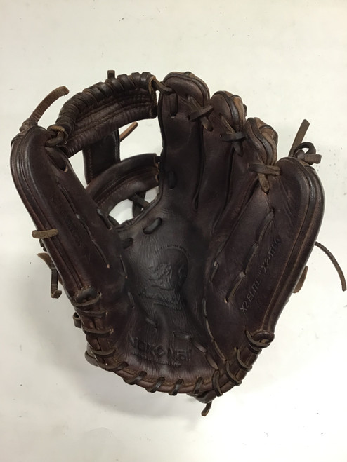 Vist Large View of Product Image Which is Used Nokona X2 ELITE X2-1150 BB/SB Glove RH Throw Brown 11 1/2"