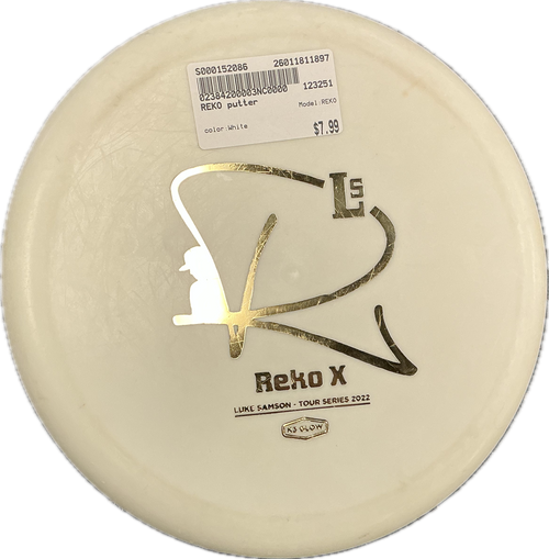 Vist Large View of Product Image Which is Used REKO Disc Golf Putter White
