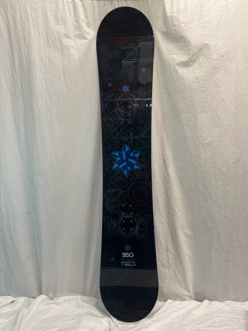 Vist Large View of Product Image Which is Used 5150 STROKE WIDE SERIES Mens Snowboard Only Black 161 cm