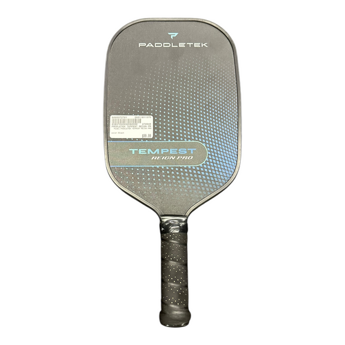 Vist Large View of Product Image Which is Used PADDLETEK TEMPEST REIGN PRO Pickleball Racquet Black