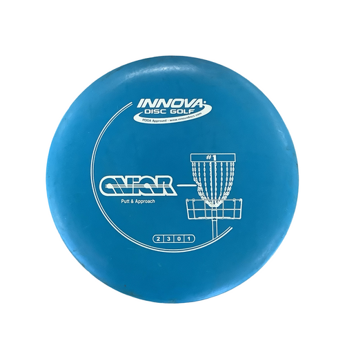Vist Large View of Product Image Which is Used Innova AVIAR Disc Golf Putter Royal Blue
