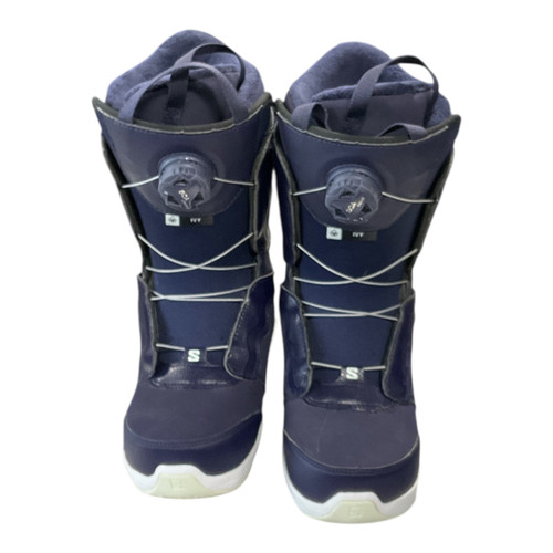 Vist Large View of Product Image Which is Used Salomon IVY BOA SJ Mens Snowboard Boots Navy Blue Senior 7.5