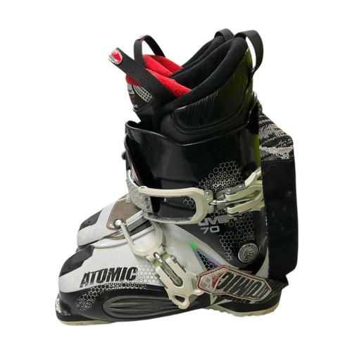Vist Large View of Product Image Which is Used Atomic LIVEFIT 70 Mens DH Ski Boot Black 265 MP - M08.5 - W09.5