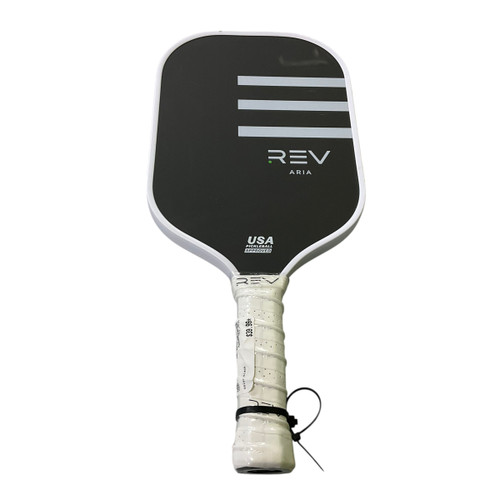 Vist Large View of Product Image Which is Used USA REV ARIA Pickleball Racquet Black