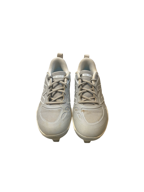Vist Large View of Product Image Which is Used New Balance FRESH FOAM X BB/SB Cleats White Senior 8.5