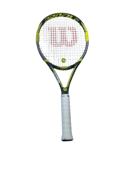 Vist Large View of Product Image Which is Used Wilson PROFILE HYPERSPEED 110 Adult Tennis Racquet Black 4 1/2"
