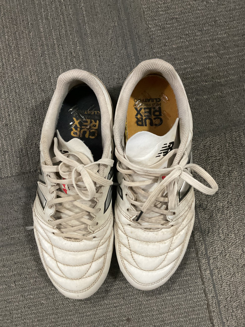 Vist Large View of Product Image Which is Used New Balance Soccer Cleats White Senior 8