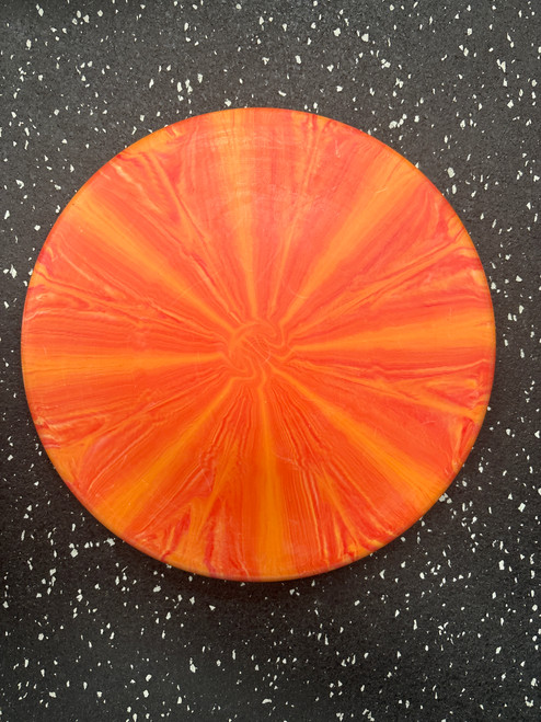 Vist Large View of Product Image Which is Used Westside SWIRL HARP Disc Golf Putter Orange