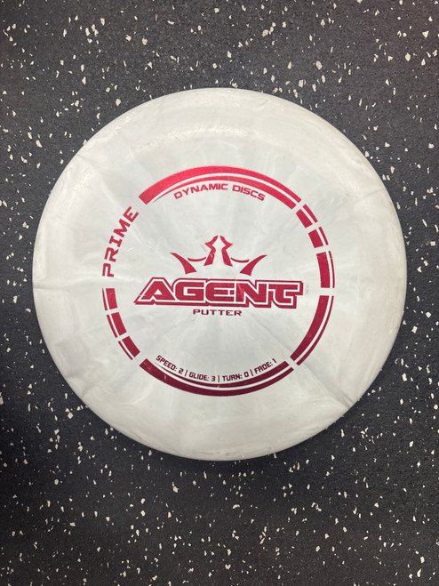 Vist Large View of Product Image Which is Used Dynamic Discs PRIME AGENT Disc Golf Putter Grey