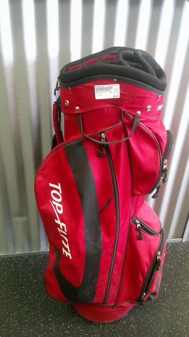 Vist Large View of Product Image Which is Used Top Flite CART BAG Mens Cart Bag Red