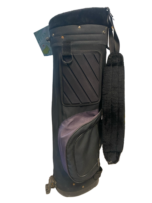 Vist Large View of Product Image Which is Used QUALITY SPORTS GOLF BAG Mens Stand Bag Navy Blue