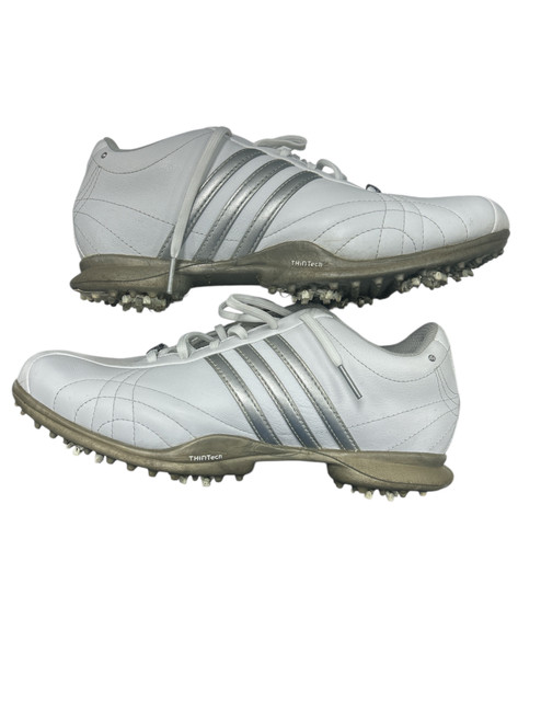 Vist Large View of Product Image Which is Used Adidas Womens Golf Shoes White Senior 7.5