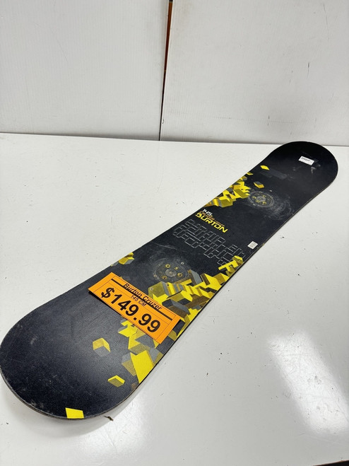 Vist Large View of Product Image Which is Used Burton CRUZER Mens Snowboard Only Black 145 cm
