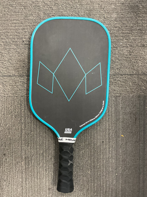 Vist Large View of Product Image Which is Used Diadem WARRIOR EDGE Pickleball Racquet Royal Blue