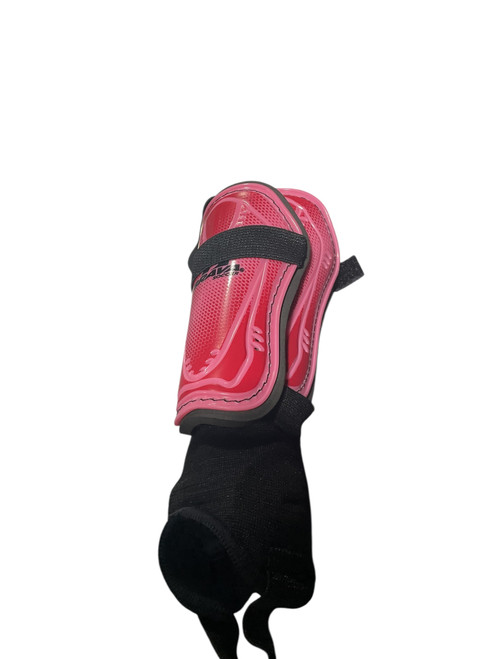 Vist Large View of Product Image Which is Used Brava Soccer Shin Guards Junior Pink XXS