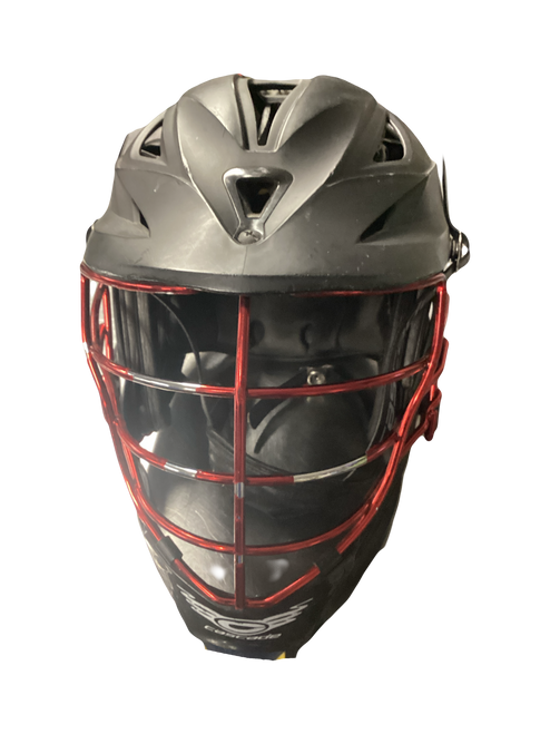 Vist Large View of Product Image Which is Used Cascade R Lacrosse Helmet Black One Size