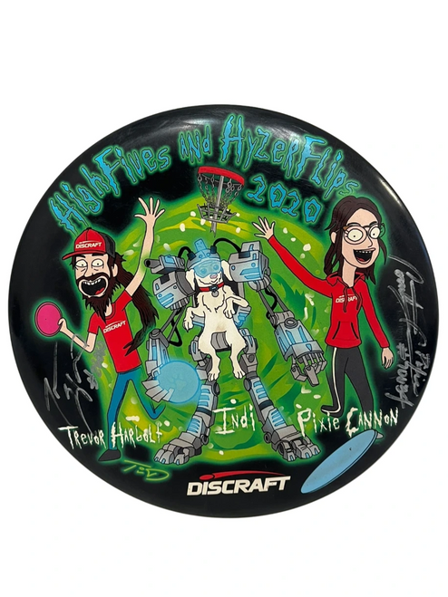 Vist Large View of Product Image Which is Used Discraft Buzzz 177g Disc Golf Mid Range Black 