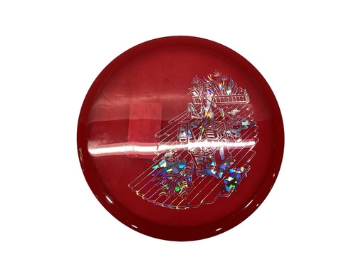 Vist Large View of Product Image Which is Used Innova CHAMPION F2 Disc Golf Driver Red 180g