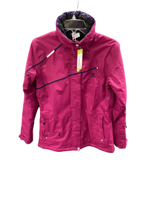Vist Large View of Product Image Which is Used Salomon Ski Outerwear Heavy Jacket Womens Medium