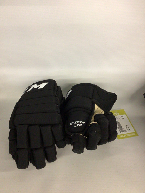 Vist Large View of Product Image Which is Used CCM LTP Junior Gloves Black 11"