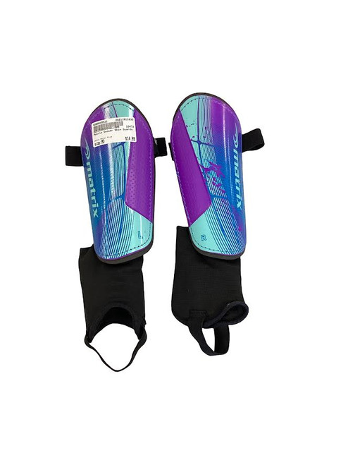 Vist Large View of Product Image Which is Used Soccer Shin Guards Junior Royal Blue MD